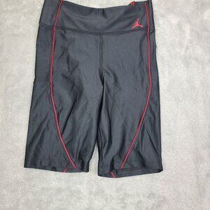 Air‎ Jordan Women's Biker Tights Black-Red DC2177-010 Size Small